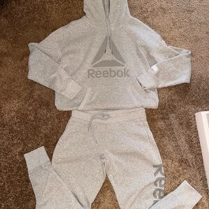 Reebok Gray jogger set